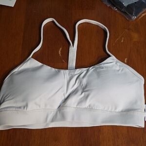 Lululemon Flow Y Bra Nulu White